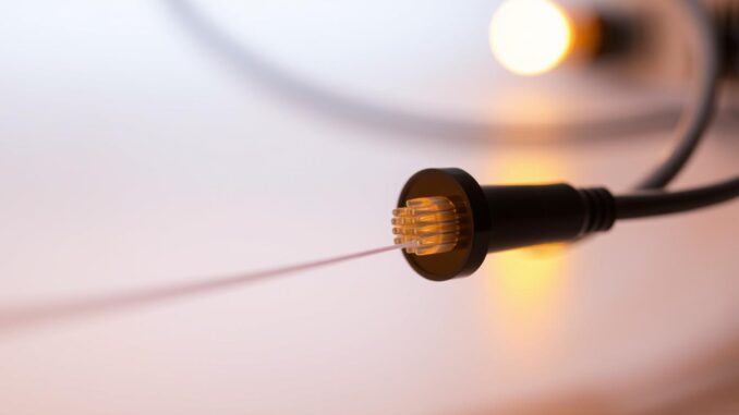 FTTH Glasfaser Spleiß